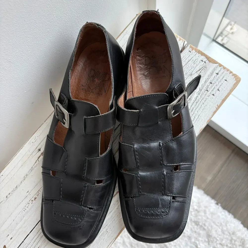 VTG Leather Fisherman Sandals Mens 9.5 Italy Quiet Luxury Coastal Mediterranean
